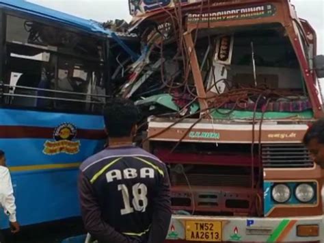 Nawapur Nashik Bus And Truck Fatal Accident The Truck Driver Was