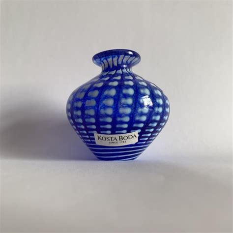 Vintage Miniatur Vase Von Bertil Vallien F R Kosta Boda Er Bei