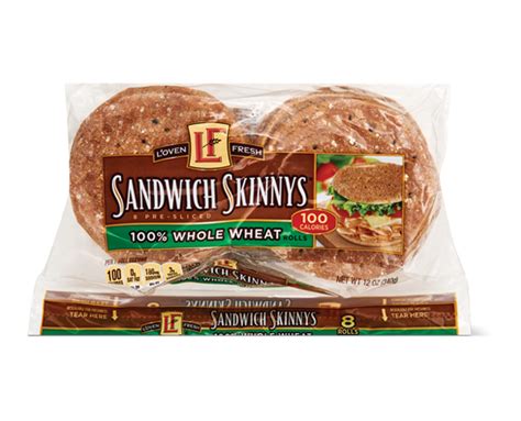 Loven Fresh One Hundred Percent Whole Wheat Skinnys 12 Oz Aldi Us