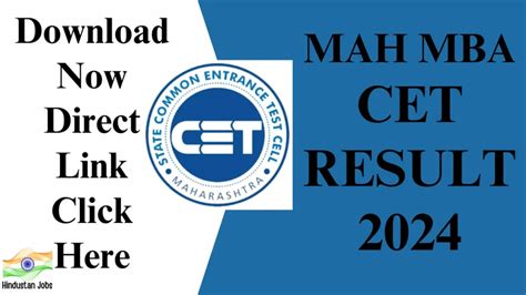 Mah Mba Cet Result Out Check Score Now