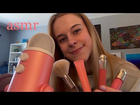 Asmr Doing My Makeup Tapping Tongue Clicking Whispering