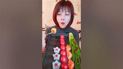 Asmr Spicy Black Bean Enoki Mushrooms Octopus 짜장불닭 팽이버섯 낙지 먹방 咀嚼音えのき Mukbang Zoey Asmr Youtube