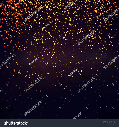 Gold Glitter Texture On Black Background Stock Photo 460911298 | Shutterstock