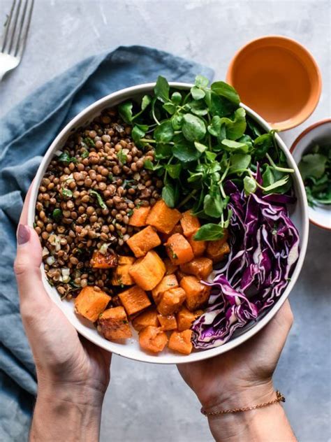 Veggie Bowl De Lentilhas E Ab Bora Assada Anita Healthy Receitas