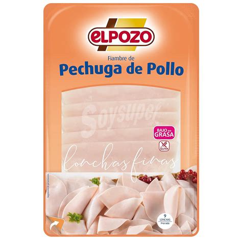 Elpozo Fiambre De Pechuga De Pollo Bajo En Grasa En Lonchas