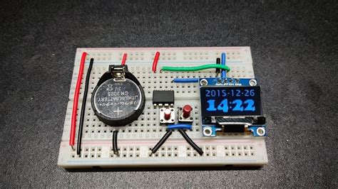 Digital Watch Using Attiny Oled Display Analog To Digital Converter