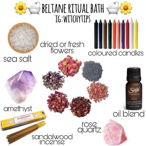 Tips For Witches Everywhere On Instagram Beltane Ritual Bath