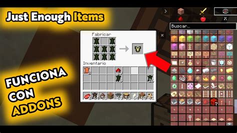 JEI ADDON Para Minecraft Pe 1 16 Just Enough Items Mod Minecraft