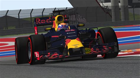 Rfactor F Verstappen Onboard Red Bull Rb Austin Youtube