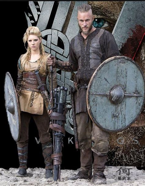 Vikings Tv Show Season 1 Ragnar And Lagertha Costumes With Bonus Hair Instruction How To