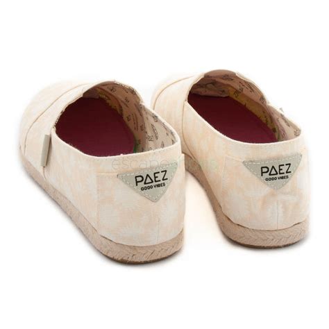 Espadrilles PAEZ Classic Print Daisy Nude