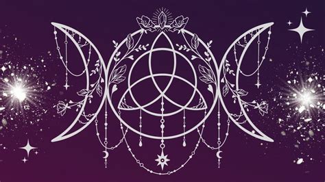 Triple Moon Wiccan Wallpaper Wiccan Symbols Witch Wallpaper