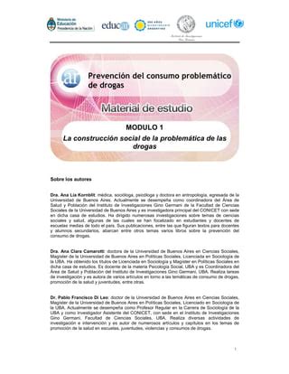 Prevencion Del Consumo Pdf