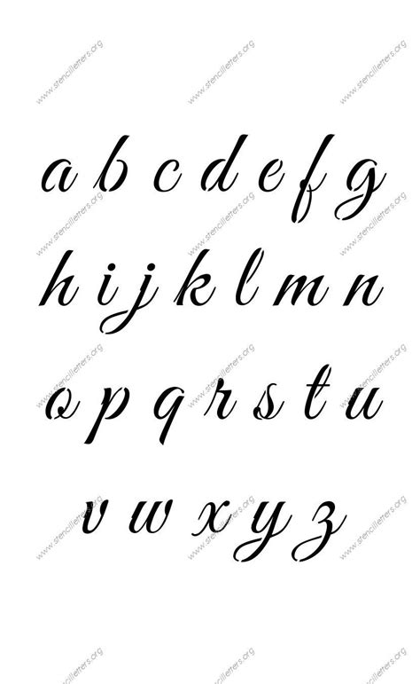 Fancy Alphabet Letters A Z Lowercase Calligraphy Lettering Alphabet