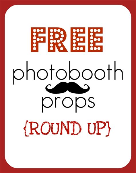 Creative Juice Free Printable Photobooth Props Worksheets Library