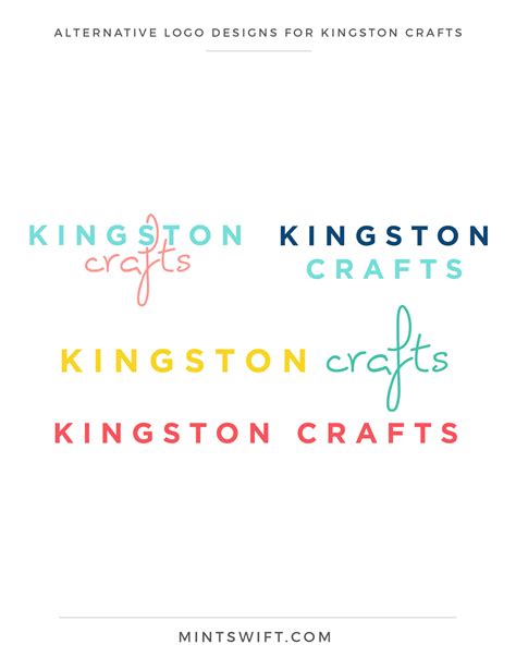 Brand Design for Kingston Crafts - MintSwift