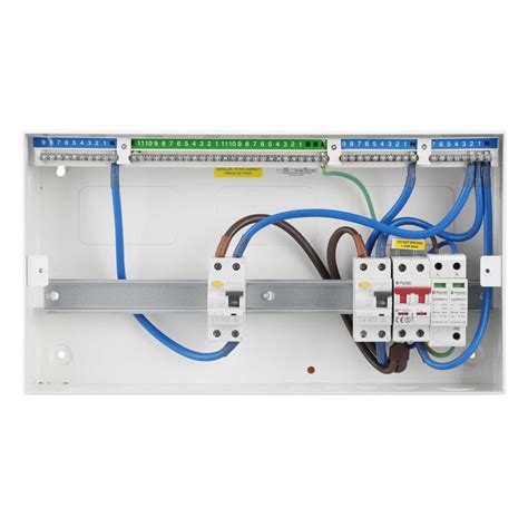 Scolmore Click Elucian 14 Way Dual 80A Type A RCD High Integrity Metal