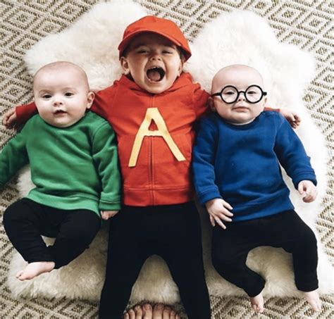 No-Sew DIY Alvin and the chipmunks Baby Costume | Primary.com