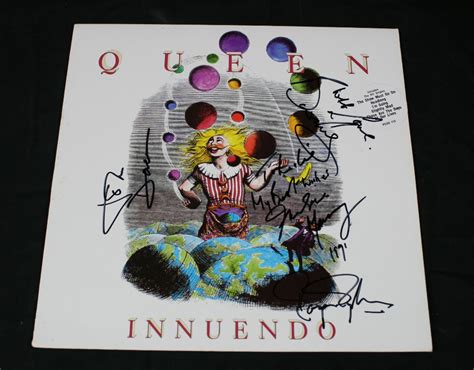 QUEEN INNUENDO SIGNED LP Another Copy Of Innuendo LP This Time Signed