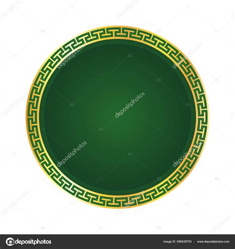 Happy Chinese New Year Chinese New Year Banner Circle Stock Vector