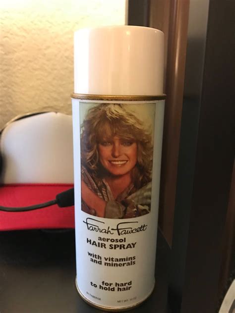 Stranger Things Farrah Fawcett Hair Spray Label Replica Etsy