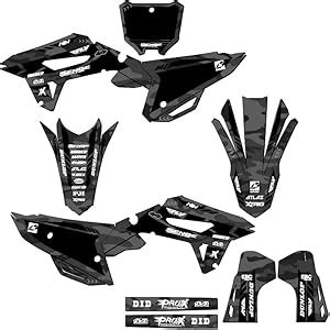 Amazon 2021 2023 CRF 450 R Apache Grey Senge Graphics Complete Kit