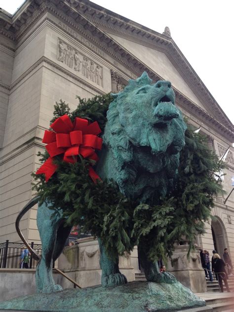 Lion Statue Art Institue Of Chicago Chicago Il Usa Chicago