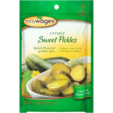 Mrs Wages Quick Process 5 3 Oz Sweet Pickling Mix W624 J7425 1