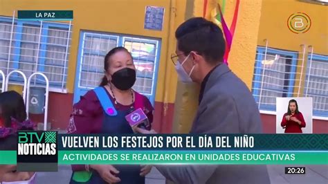 Unidades Educativas En La Paz Celebraron El D A De La Ni A Y El Ni O