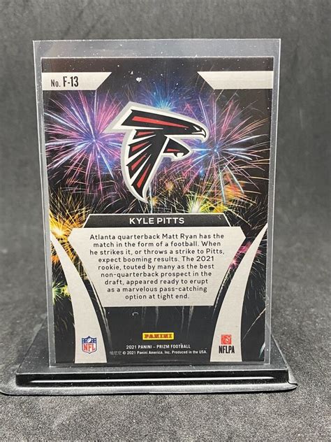 Panini Prizm Kyle Pitts Fireworks Insert F Rookie Rc Atlanta