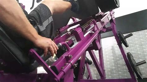 508lbs One Leg Incline Leg Press At Planet Fitness Youtube