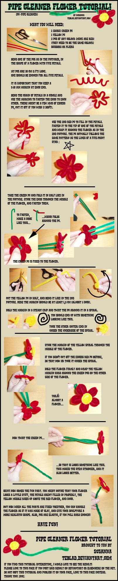 Pipe Cleaner Flower Tutorial by teblad on DeviantArt