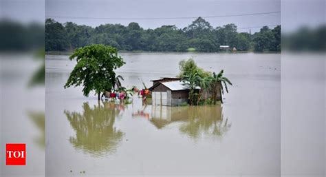 22 Of 33 Assam Districts Affected By Flood Toll Rises To 34 Guwahati News Times Of India