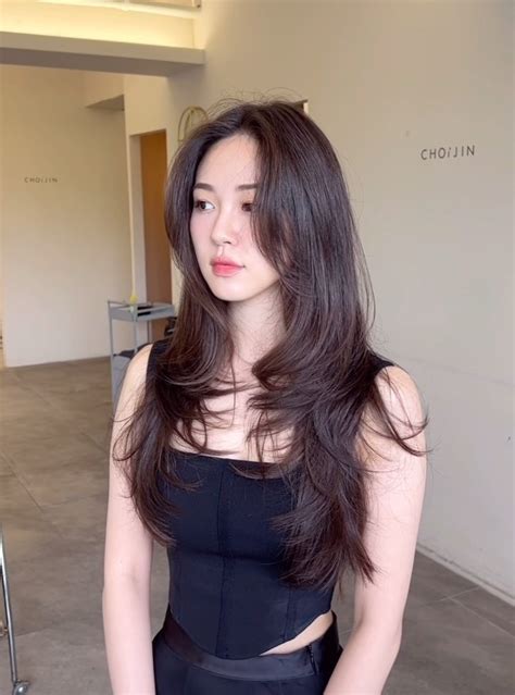 layered hair  inspire