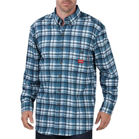 Dickies Rl310 Flame Resistant Long Sleeve Plaid Shirt