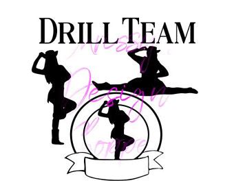 Drill Team Silhouette at GetDrawings | Free download