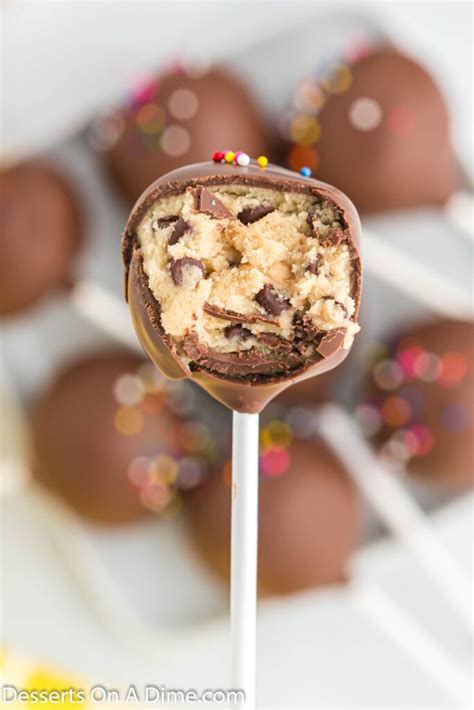 Cookie Dough Cake Pops