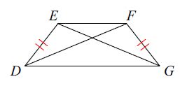 Isosceles Trapezoid with Diagonals Worksheet