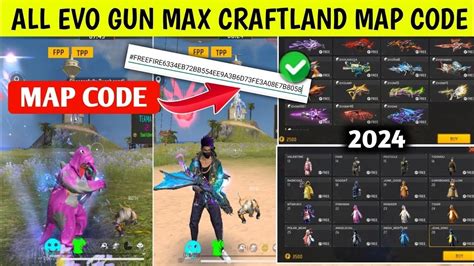 Free Fire Bestt Craftland Mape Code Top Best Unique Crazy