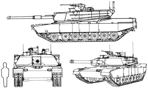 M1 Abrams Tank Diagram