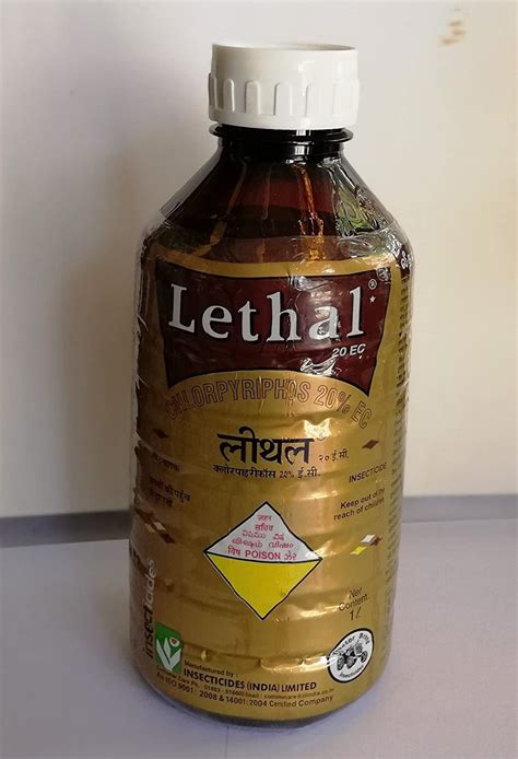 Lethal Chlorpyriphos 20 Ec Pesticide 1 Litre Liquid Rs 240 Bottle