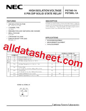 Ps L A Datasheet Pdf Nec