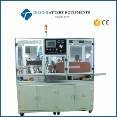 Automatic Cylindrical Battery Pvc Heat Shrink Wrapping Machine For