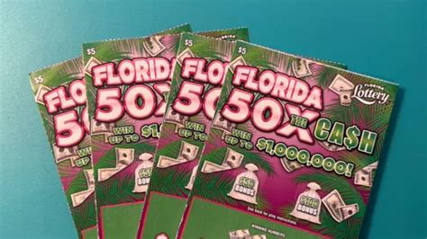 X The Cash Scratch Offs From The Florida Lottery Youtube