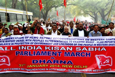 All India Kisan Sabha demonstration