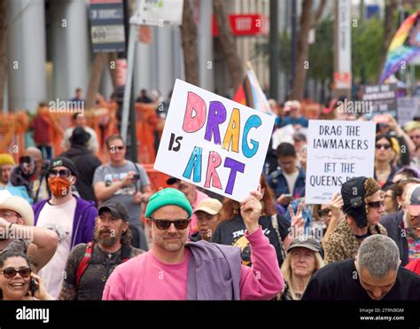 San Francisco Ca April Participants In The Drag Up Fight