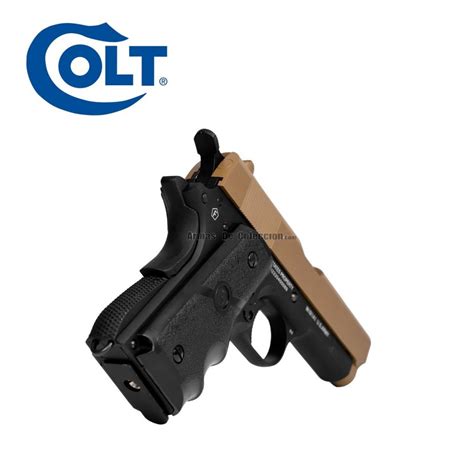 Colt 1911 Defender Gaz Tan Slide Black Lower Armas de Colección