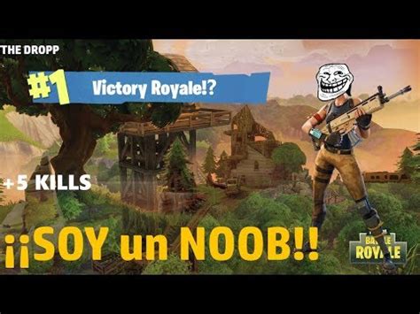 Mi Mejor Partida Siendo Un Noob Fortnite Youtube