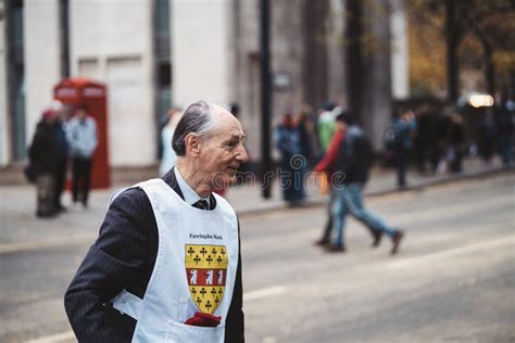 Farringdon Ward Club At Lord Mayors Of London Show Parade Editorial