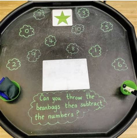 Subtraction Tuff Tray Math Subtraction Eyfs Activities Math Activities